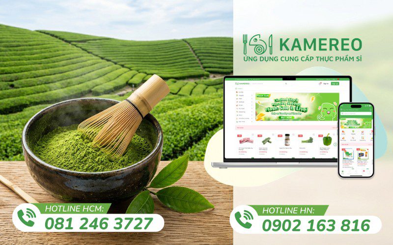 Kamereo là đối tác cung ứng matcha tin cậy, giúp các chủ quán tối ưu vận hành và duy trì hương vị đồ uống đồng nhất