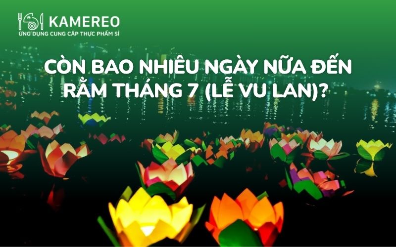 Còn bao nhiêu ngày nữa đến Rằm tháng 7 (Lễ Vu Lan)? Đếm ngược Rằm tháng 7 2026