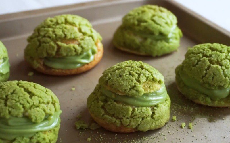 Matcha culinary grade là lựa chọn phổ biến để làm bánh