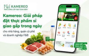 Kamereo: Giải pháp đặt thực phẩm sỉ giao gấp trong ngày