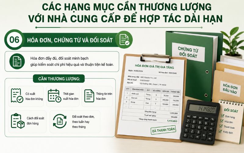 Hóa đơn, chứng từ và đối soát