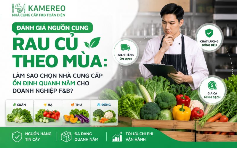 The supply of seasonal vegetables is stable throughout the year