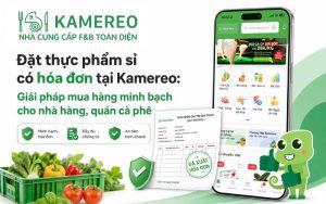 Order wholesale food with invoices from Kamereo