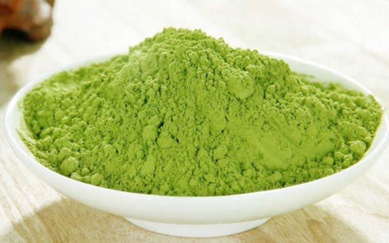 Bột trà xanh matcha Tân Cương Xanh làm từ búp trà Thái Nguyên.
