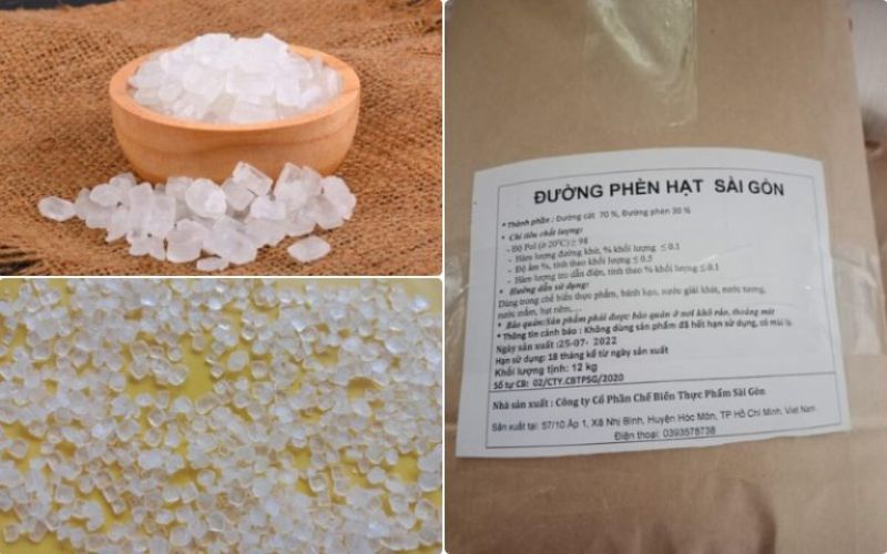 Đường phèn đóng gói chất lượng tại NGOVINA