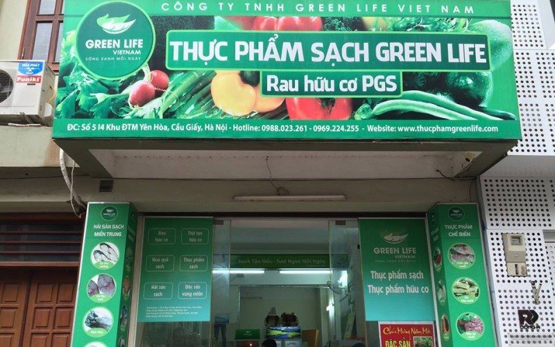GreenLife Hà Nội cung cấp nông sản và thực phẩm sạch