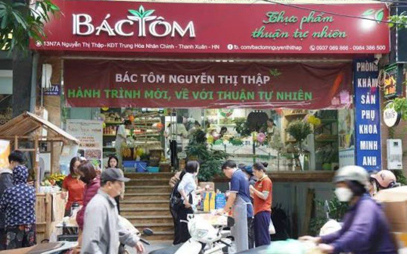 Hệ thống cửa hàng Bác Tôm cung cấp rau mầm có nguồn gốc rõ ràng tại Hà Nội