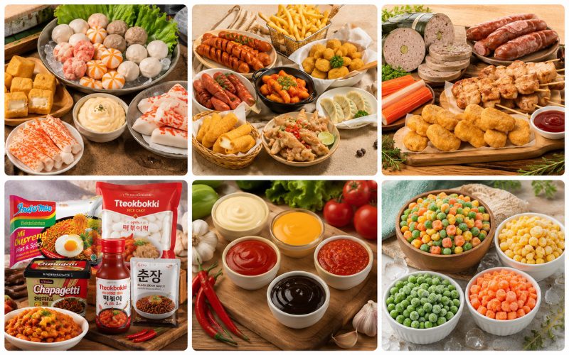 Thực phẩm Sơn Khang - Giải pháp nguồn hàng trọn gói cho quán ăn, quán mì cay và doanh nghiệp F&B