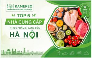 TOP nhà cung cấp giao thực phẩm sỉ sáng sớm Hà Nội uy tín