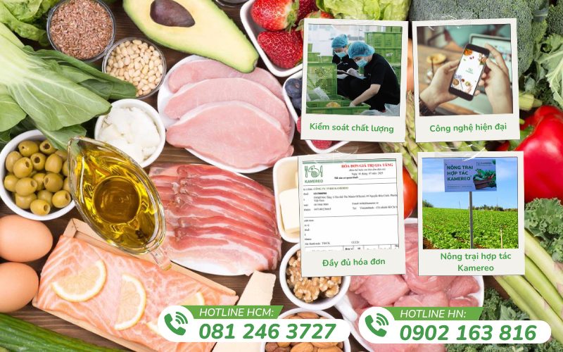Kamereo là nền tảng mua thực phẩm sỉ B2B minh bạch, tiện lợi, giá tốt