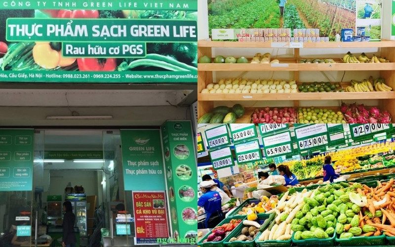 Cửa hàng Thực phẩm Sạch GreenLife Hà Nội
