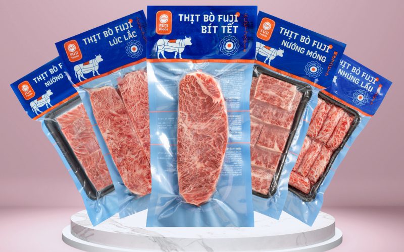 Các sản phẩm thịt bò FUJI phục vụ nhà hàng, khách sạn và bếp chuyên nghiệp