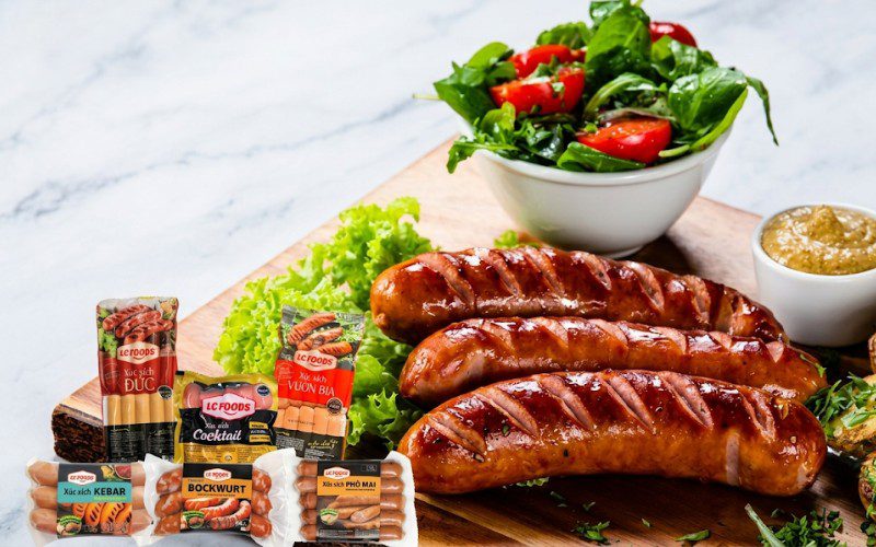 Các dòng xúc xích của LC Foods đạt tiêu chuẩn chất lượng quốc tế
