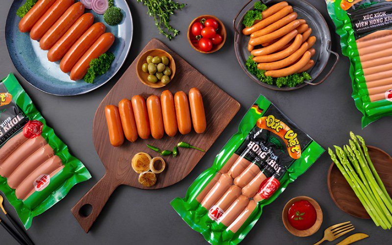 Các dòng xúc xích Đức Việt được phân phối rộng khắp trên toàn quốc