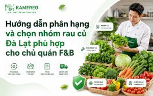 Phân hạng chất lượng rau củ Đà Lạt và cách chọn hạng theo mô hình quán
