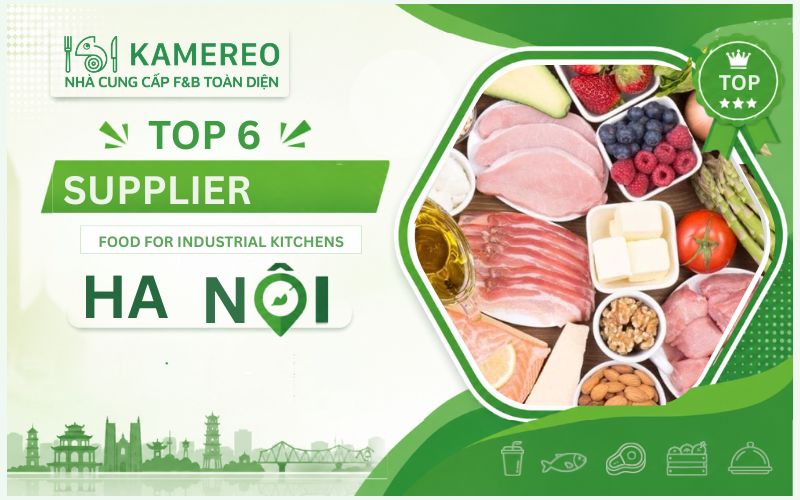 Supplying food to industrial kitchens in Hanoi