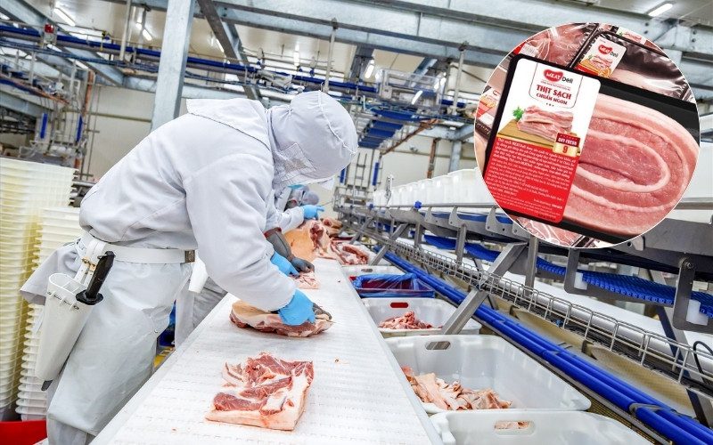 MeatDeli áp dụng quy trình ủ mát chuẩn châu Âu và công nghệ Oxy Fresh để duy trì độ tươi ngon của thịt lợn