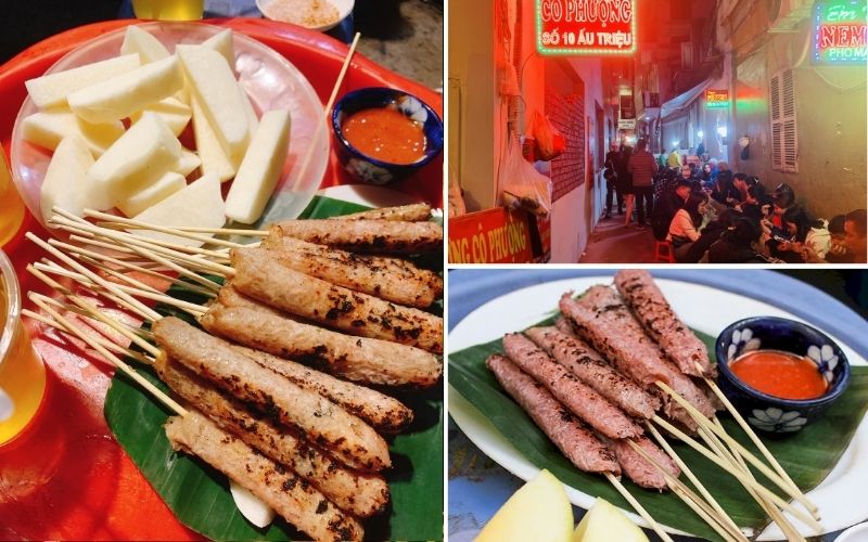 Nem nướng tại Ấu Triệu được đánh giá đặc sắc tại Hà Nội