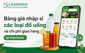 Bảng giá sỉ đồ uống cho quán nhậu theo thùng/két MOQ và phí giao