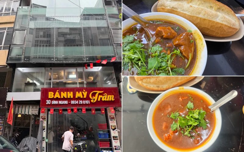 Bánh Mì Trâm Đình Ngang sốt vang đặc sản