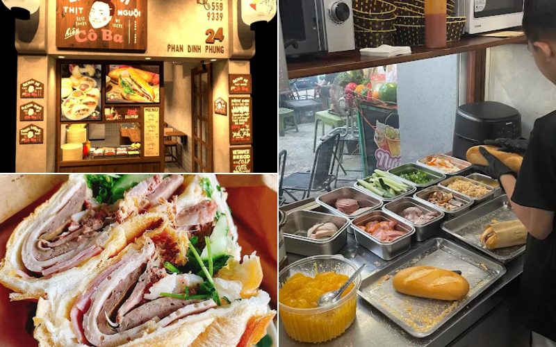 Bánh Mì thịt nguội Hiệu Cô Ba nằm tại Phan Đình Phùng