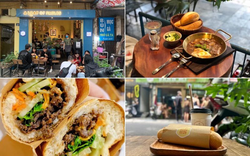 Bánh Mì 25 Hàng Cá kết hợp giữa mẫu bánh truyền thống với đa dạng nhân