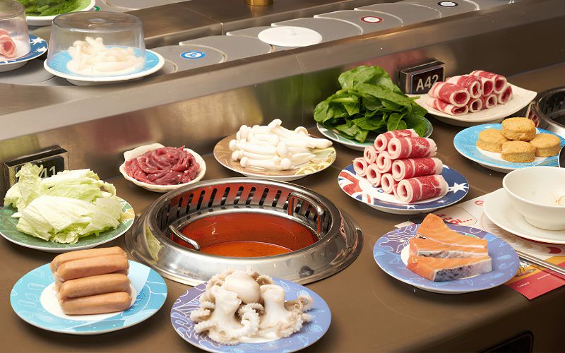 Kichi Kichi buffet lẩu băng chuyền Hà Nội