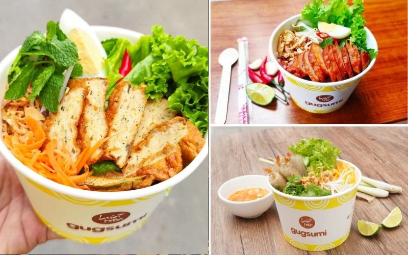 Bún bò trộn kiểu Nam Bộ Gugsumi tại Hà Nội