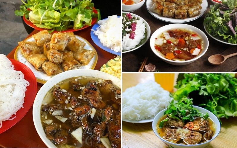 Một suất ăn tại Bún chả Hàng Khoai mang đậm nét Hà Nội
