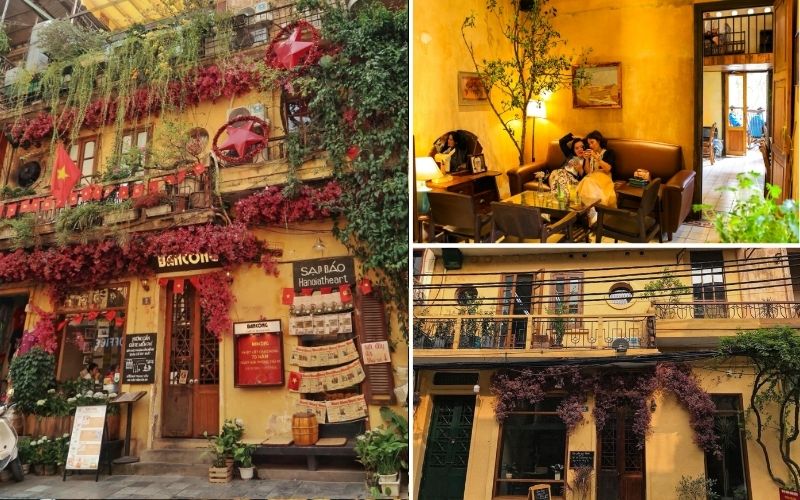 Ban Công Cafe Hà Nội nhìn ra phố cổ