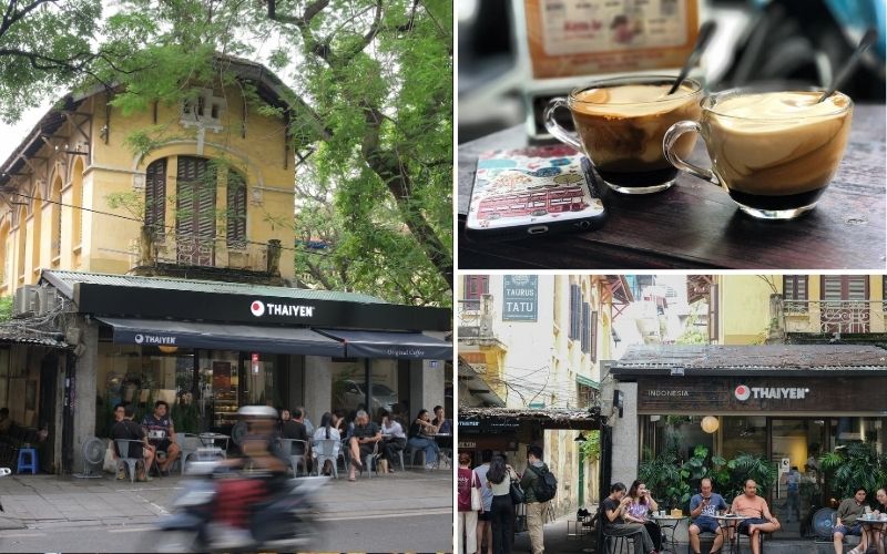 Café Yên Hà Nội với không gian mộc mạc