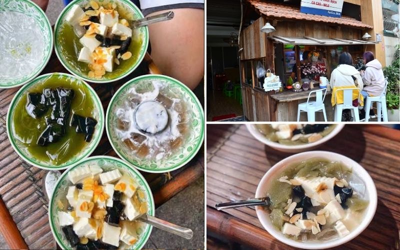 Các món chè tại Quán Chè Gỗ
