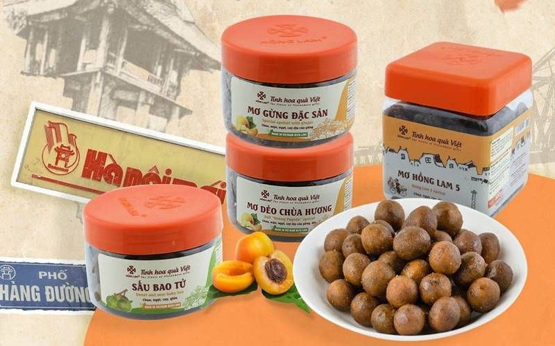 Ô mai Hồng Lam chua ngọt tại phố Hàng Đường của Hà Nội