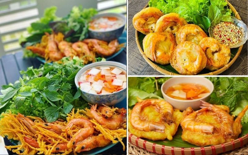 Ho Tay shrimp cakes are popular among young people.