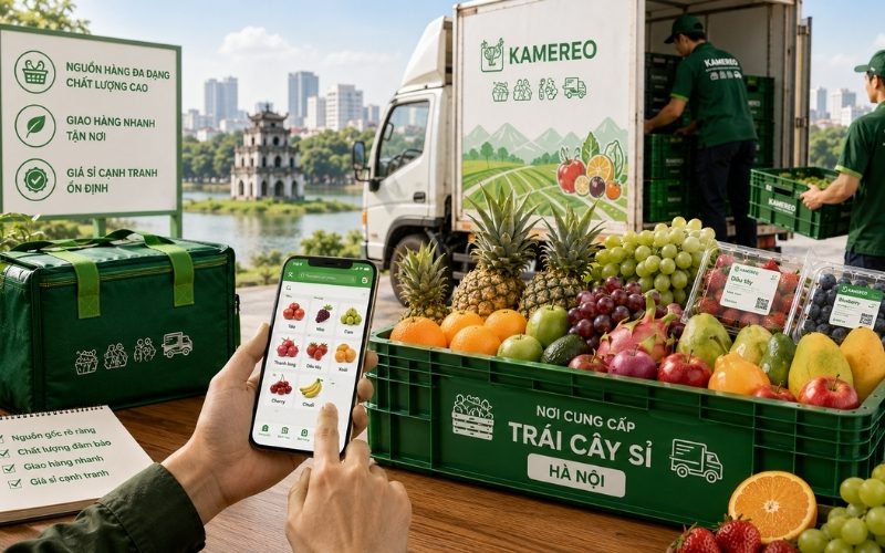 Kamereo cung cấp trái cây sỉ tươi sạch cho nhà hàng và doanh nghiệp tại Hà Nội