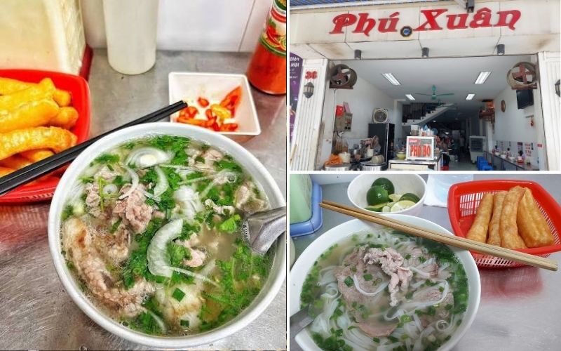 Bát phở Phú Xuân với nhiều lựa chọn thịt bò 