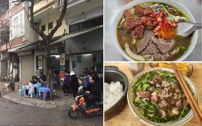 Bát phở bò sốt vang Gốc Gạo với miếng thịt bò mềm