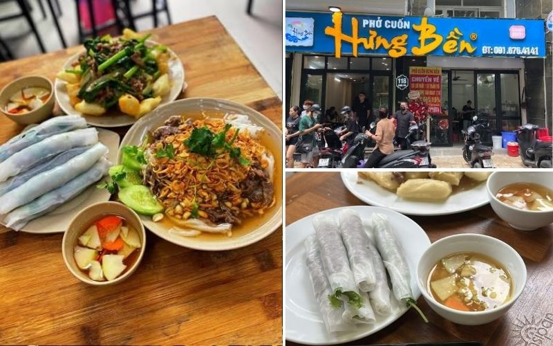 Hung Ben Pho Cuon offers both pho rolls and fried pho.