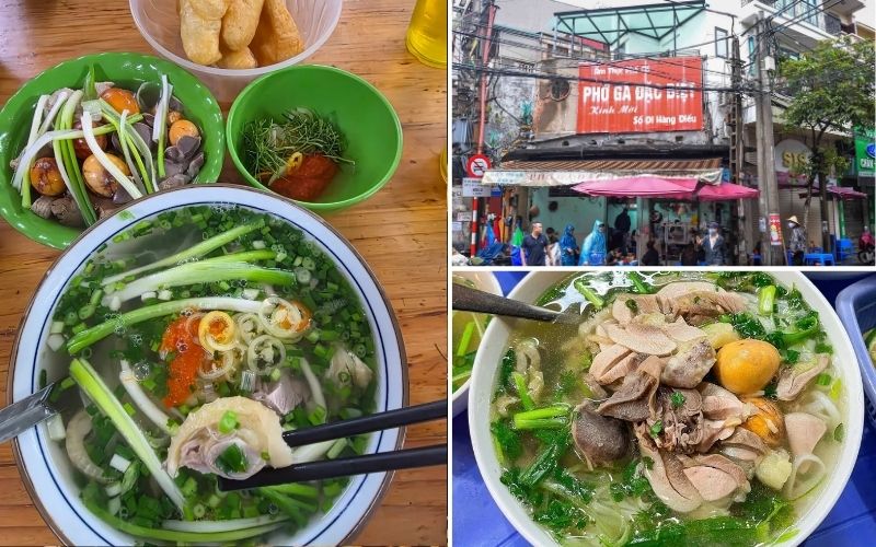 Bát phở gà Hàng Điếu khu phố cổ Hà Nội