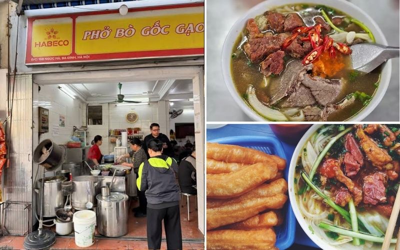 Delicious Hanoi-style beef pho at Goc Gao.