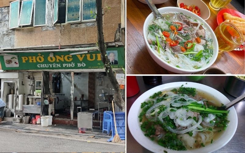 Pho Vui Hang Giay - a beef pho restaurant in the Old Quarter.
