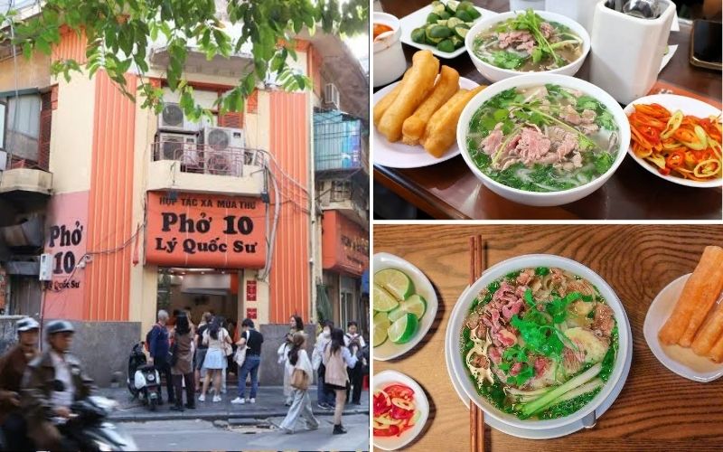 Pho Ly Quoc Su in Hanoi offers a variety of beef options.