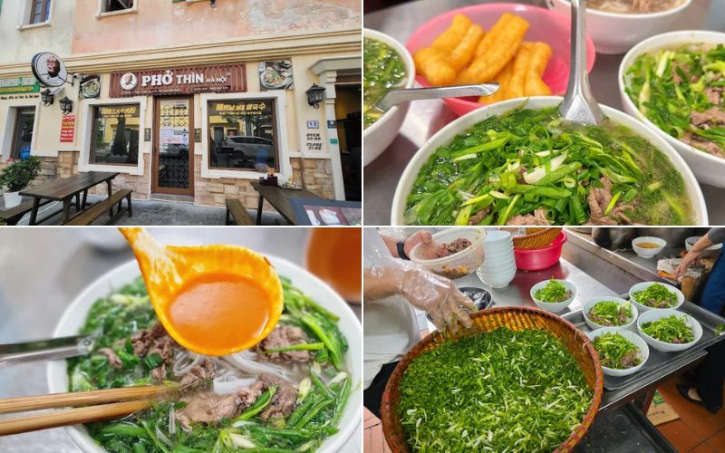Phở Thìn Lò Đúc 13 Lò Đúc với món phở tái lăn trứ danh