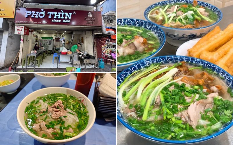 Phở Thìn Bờ Hồ tại số 1 đường Lê Văn Hưu