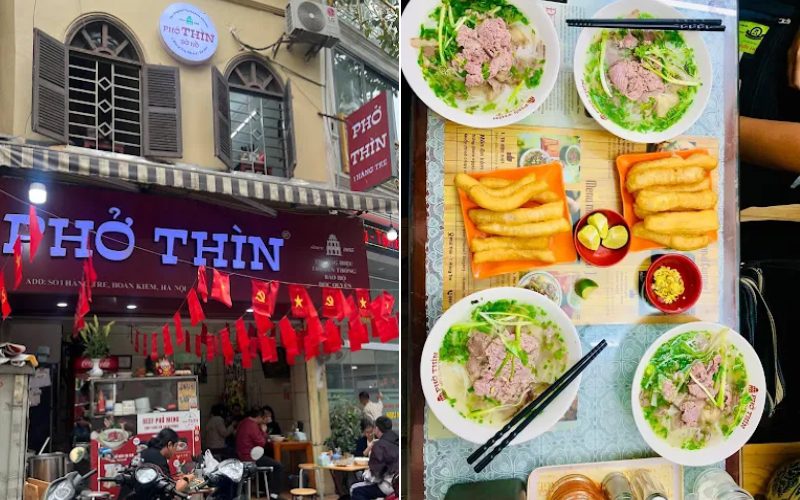 Phở Thìn Bờ Hồ tại số 1 Hàng Tre