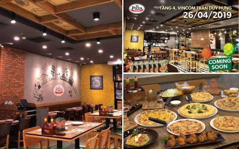 The Pizza Company on Tran Duy Hung Street offers convenient shopping and entertainment options.