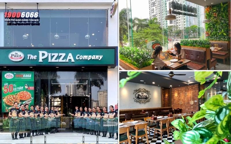 The Pizza Company on Nguyen Co Thach Street has a convenient location.