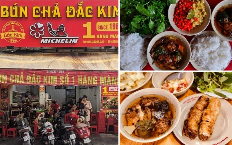 Bún chả Đắc Kim Hà Nội là một địa chỉ lâu năm tại Hà Nội