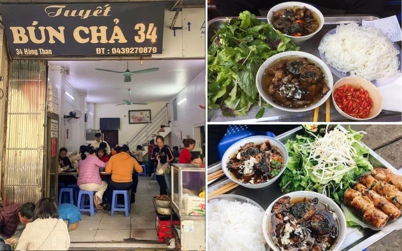 Tuyết Bún Chả 34 được nhiều dân địa phương yêu thích