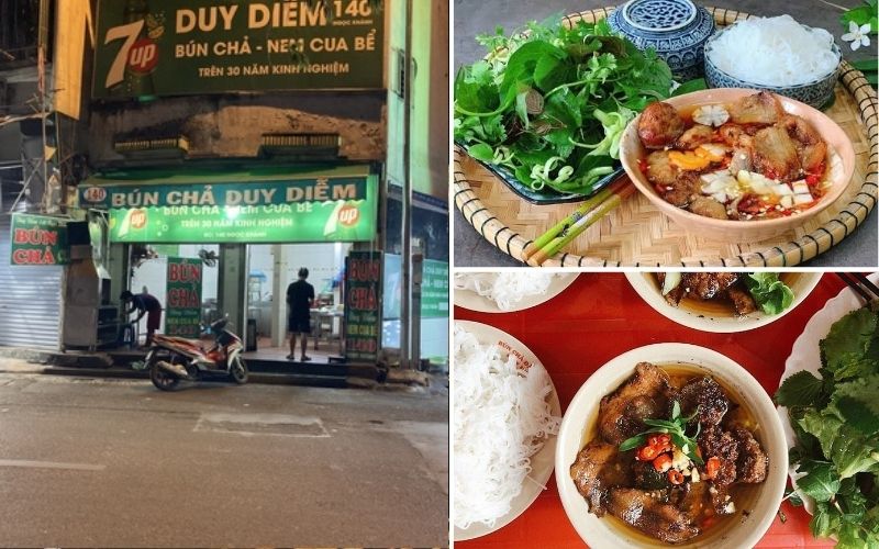 Bún chả Duy Diễm vẫn giữ được hương vị nguyên bản của món ăn 